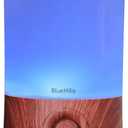 BlueHills Premium 2000 ML XL Essential Oil Diffuser Aromatherapy Humidifier for Large Room Home 40 Hour Run Huge Coverage Area 2 Liter Extra Large Capacity Diffuser High Mist Dark Wood Grain E003
