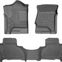 Husky Liners Weatherbeater Floor Mats | Fits 2015-2020 Cadillac Escalade, ESV Model ONLY | Front & 2nd Row, 3-pc. Black - 93551