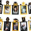 KatchOn, Gold and Black Graduation Photo Banner - Large, 10 Feet | Grad Banner 2025 for graduation Decorations Class of 2025 | Grad Party Decorations,Graduation Decorations 2025
