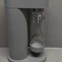 Woody Sparkling Water Maker - Silent Carbonated Water Machine Made of Renewable Wood Composite and 1L Water Bottle - Without CO2 Cylinder - Seltzer Maker Machine - Colour Sage Green