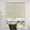 Roller Window Shades Light Filtering Window Shade Roll Up and Down Blinds for Porch Patio Indoor Outdoor Easy to Install(41" W x 72" H, Beige)