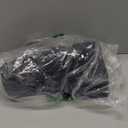 Black Platform Ankle Boots for Women Goth Rave Shoes Punk Rivet Lace Up Zipper Round Toe Wedge Chunky High Heels Buckle Booties (6.5)