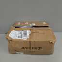 6x9 Area Rug for Living Rooms, Stain Resistant Neutral Washable Rugs for Dining Rooms, Floral Vintage Non-Slip Thin Large Size Area Rugs(Blue)