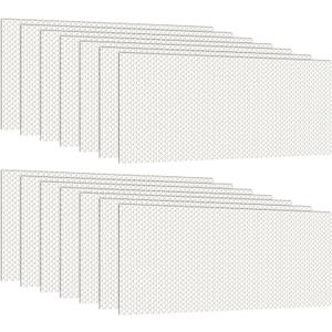 Pangda 14 Pack Replacement Fluorescent Light Covers 22.5 x 46.5 Inch Clear Acrylic Ceiling Lighting Panel Flat Sheet for Overhead Fixtures