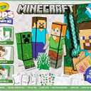 Crayola Minecraft POPs 3D Art Kit for Kids, Create 3D Characters, Coloring Activity Set with Markers & Stickers, Minecraft Toys, Gift for Boys & Girls