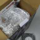 Ourokhome Food Chopper with Container, Manual Mandolin Vegetable Slicer Onion Dicer with 8 Blades, Hand Veggie Shredder for Potato, Tomato, Essential Kitchen Gadgets (8 in 1, White)