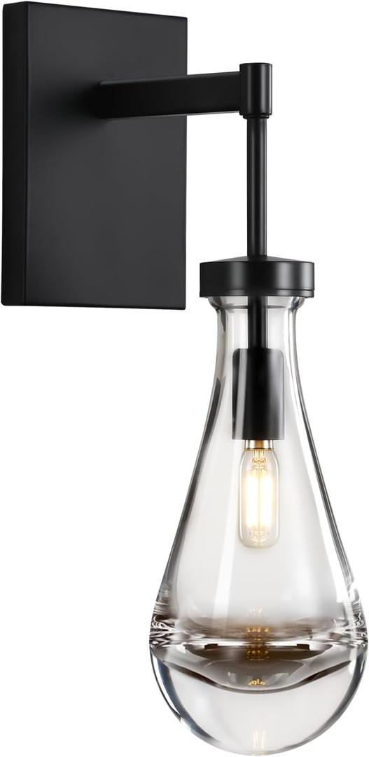 Modern Wall Light for Indoor, Warm Glow Bathroom Sconce for Kitchen & Bathroom