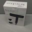 Hair Dryer, High-Speed Ionic Low Noise Blow Dryer, Powerful 1600 Watt Motor for Fast Drying and Straight & Wavy Hair, Lightweight, Professional Hairdryer with Diffuser & Nozzle for Home Salon Travel (Black)