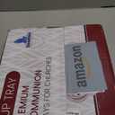 (Cup Tray) Silver Premium Communion Trays for Churches | Stainless Steel Communion Set, Supplies | 40 Cup Tray | Church Communion Ware Sets