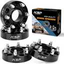 KSP 6X5.5 Wheel Spacers for Ram 1500 2019-2024,1.5"(38mm) Real Forged Hub Centric Tire Spacer with 77.8mm Hub Bore M14x1.5 Studs/Bolts fit for 6X139.7mm Dodge Ram 1500,Package of 4pcs Black