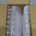 6Pack Acrylic Magnetic Photo Frame 5x7 Inch - Sleek Scalloped Design, 10+10mm Thick Crystal Clear Block, Freestanding Double-Sided Magnet |Trendy Home Gift (6 Pack, 5X7)