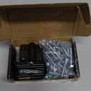 6PCS Heavy Duty Steel D Rings Tie Down Anchors, Ultra Durable 3500 Pound Breaking Strength Surface Mount Hooks Securing Cargo for Trailer, Truck Bed, with Screws & Bolts