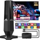 2025 TV Antenna,TV Antenna for Local Channels 1900 Miles Range,HDTV Antennas Support 4K 1080p Smart TVs-TV Antennas Indoor-Smart HD Antena with 30ft Coax Cable