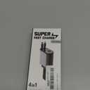 Car Phone Charger Retractable Car Charger 4 in 1, Fast Charger 30W Double USB Type C Retractable Cables 31.5 Inch and 2 USB Ports Car Charger Adapter for iPhone 17/16/15/14/13/12, Samsung, Pixel, iPad (Grey)