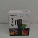 Canoly Masticating Juicer Machines, 4.1-inch (104MM) Slow Cold Press Juicer with Extra Wide Feed Chute, Pure Juicer Machine for Vegetables and Fruits, Easy to Clean with Brush 