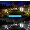 blurams 2.5K Pan/Tilt Security Cameras Wireless Outdoor, 100% Wire-Free Outdoor Camera with Fixed Solar Panel, 360 View, Dual-Band WiFi 6, Human Detection, Color Night Vision, Work with Alexa, 2Pack