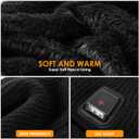 Winter Balaclava Knitted Ski Mask with LED Light - Fleece Lined Full Face Cover Windproof Snow Mask for Skiing, Motorcycling