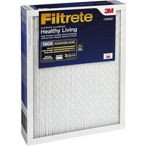 Filtrete MPR 1900 24 x 24 x 1 Healthy Living Ultimate Allergen Reduction AC Furnace Air Filter, Airflow up to 90 days, 6-Pack