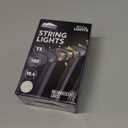 Joiedomi Clear Christmas String Lights Indoor,100 Count Mini White Fairy Light Outdoor,19.4 FT Decor for Patio Dorm Classroom Bedroom Holiday Wedding Party Garland Birthday Festival,Green Wire