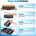 Compatible TN450 TN420 Toner Cartridge Replacement for Brother TN450 TN-450 TN420 TN-420 Compatible with HL-2270DW HL-2280DW HL-2230 MFC-7360N MFC-7860DW DCP-7065DN Intellifax 2840 2940 Printer