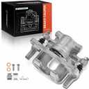 A-Premium Rear Right Disc Brake Caliper Assembly with Bracket Compatible with Chrysler, Dodge, Jeep and Mitsubishi Models - 200, Sebring, Avenger, Caliber, Compass, Patriot, Lancer