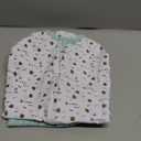 SwaddleMe by Ingenuity Compression Baby Swaddle Pod, Two-Way Zipper for Easy Diaper Changes, Improves Sleep & Calms Startle Reflex, 0-2 Months, 1.0 TOG, 2-Pack - Little Bees