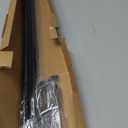 Ivilon Drapery Window Curtain Rod - End Cap Style Design 1 Inch Pole. 72 to 144 Inch Color Black