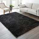 Ophanie 7x9 Black Rugs for Living Room, LargeFluffy Shag Fuzzy Plush Soft Living Room Area Rugs, Floor Shaggy Carpets for Bedroom, Carpet for Kids Boys Girls Dorm Nursery Home Decor Aesthetic