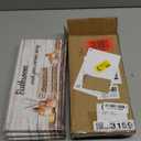 HOMEOART Farmhouse Bathroom Wall Decor - Framed Canvas Art, 6x12inch, 3 Pieces (Brown)