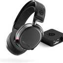 SteelSeries Arctis Pro Wireless Gaming Headset - High Fidelity 2.4 GHz Wireless - Mixable Bluetooth - Non-Stop Dual Battery - OLED Base Station - AI Noise Canceling Mic - PC, PS5, PS4, Mobile - Black