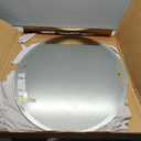 Bathroom Mirror for Over Sink, Oval Frameless Mirror, Beveled Polished Wall Mirror for Bathroom, Bedroom, Vanity and Entryway 20" x 28"