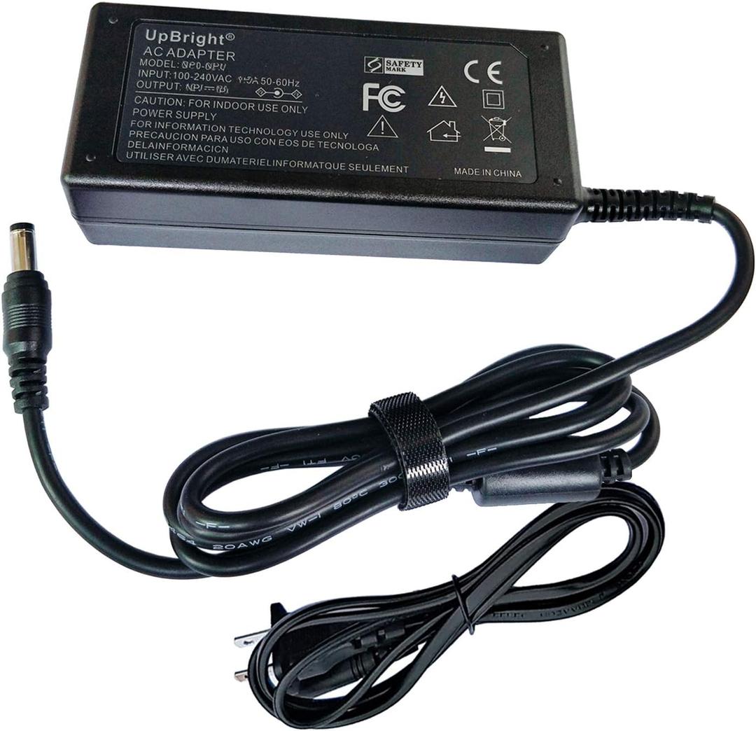 UpBright 48V AC/DC Adapter Compatible with Saris 9830T H3 9830TH3 9830TF 9830TZ M2 9930T CycleOps H2 Hammer Magnus Direct Drive Smart Bike Trainer SDI65-48-UD SDI65-48-UDC-P6-C2 Power Supply Charger
