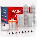 Disposable Paint Cups, 30 Sets Cups and Liners 22 Ounces 650ml, Automotive Paint Mixing Cup with Filters Lids (30)
