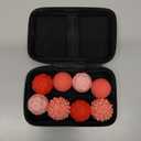 Soft Silicone Magnetic Balls Fidget Toys for Adults and Teens8PCS Sensory Stress Relief Toys Fidget Magnet Balls Desk Toy for Office Stress Anxiety Relie (8pcs Pink)