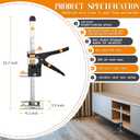 RENYINDA Labor-Saving Arm Jack Multifunctional Construction Jacks, Furniture JacksLift Height 10 inches 300lb Load-Bearing for Installing Windows and Doors, Lifting Furniture, Woodworking Tools