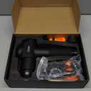 TOLOCO Massage Gun, Deep Tissue Back Massage for Athletes for Pain Relief, Percussion Massager with 10 Massages Heads & Silent Brushless Motor, Valentines Day Gifts for Him Her, Black