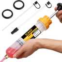 ELEAD 200CC Siphon Pump, Oil Extractor Pump, Oil Pump, Transfer Pump, Fluid Extractor, Fluid Syringe Extractor, Car Vacuum Fuel Transfer, Siphon Pump for Gasoline Hand Cleaner for auto Mechanics