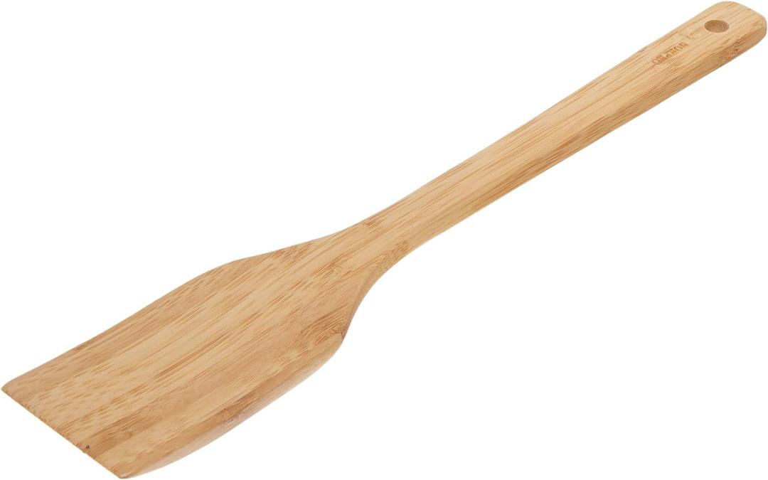Norpro Bamboo 12-Inch Spatula, Flat Handle