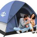Tents for Camping,3-4 Person Camping Tent,Waterproof and Windproof Tent, Easy to Set up Outdoor Dome Tent for Outdoor Activities, Adventure, Festivals, Backyard,Hiking (Blue)