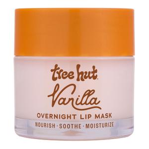 Tree Hut Vanilla Overnight Lip Mask, Deeply Hydrating Leave-On Treatment for Soft Lips, Self Care Essential, 6 oz