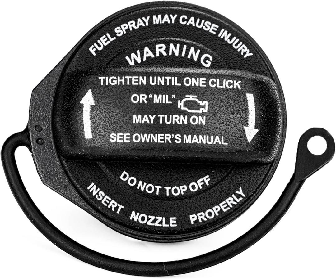 Gas Cap, Fuel Tank Cap Compatible with Volkswagen 2006-2010 VM Passat, For 2009-2018 Tiguan, 2009-2017 VW CC, 2007-2016 VW Eos, Replace 3C8-201-550-E, 3C8201550E, 3C0-201-550-N, 3C0201550N