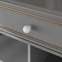 Banqin 10 Pack Drawer Knobs White Cabinet Knobs White Kitchen Cabinet Knobs Large Round Ball Kitchen Cabinet Hardware Single Hole