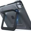 TORRAS Ostand K3 Neo for iPad Pro 11 Inch Case M5 (2025) / M4 (2024), Viewing Angles Adjustable,Ultra Stable Stand, Shockproof Protective Slim Kickstand Case with Pencil Holder, Obsidian Black