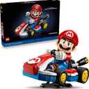 LEGO Super Mario: Mario Kart Mario & Standard Kart Building Set for Adults - DIY Book Shelf & Room Decor for Men & Women, Ages 18+ - Birthday Gift Idea for Adult Gamers - 72037