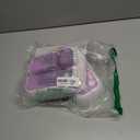 Munchkin Splash 4 Piece Toddler Divided Plate and Bowl Dining Set, Pink/Purple