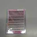 Individual Lashes 144pcs D Curl Lash Clusters Mixed Length Individual Lash Extensions Cluster Lashes DIY Lash Extension Supplies Eyelash Clusters (F5-0.07D, 12-18mm)