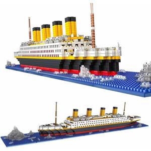 Titanic Ship Micro Mini Building Blocks Set, 1860 Pcs 3D Puzzle Sets DIY Educational Toys Gift for Adults and Kids