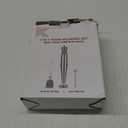 KOIOS Immersion Blender, 1000W Anti-scratch 3-in-1 Hand Blender, Upgraded 12 Speed Stainless Steel Blade Stick Blenders with Turbo Mode, Whisk and Milk Frother, Non-BPA