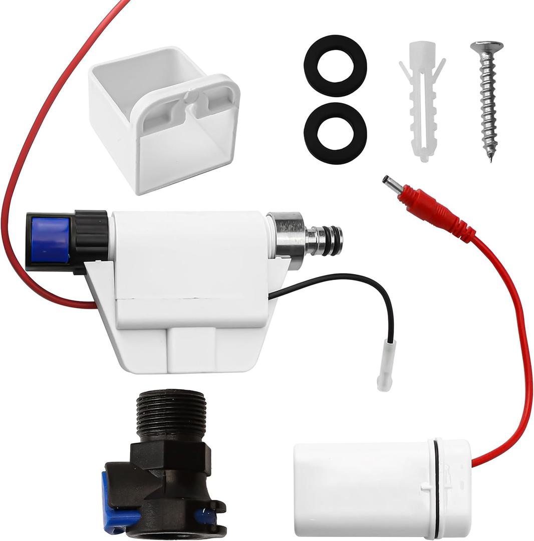 Touch Controller Accessories Induction Sensor Replacement Part with Battery Holder with Signal line (No Battery Included) for Smart LED Waterfall Kitchen Faucet Mixer Tap with Temperature Display