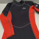 Hevto Kids Wetsuit for Boys Girls Child Youth Teen Size 10 Year Old 3/ 2mm Neoprene Wet Suit Full Body Thermal Swimsuit Swimming Wetsuit in Cold Water (K1-Red, 10)